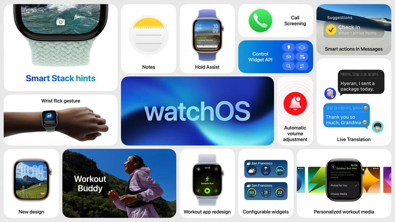 images from watchOS 26 from WWDC 2025