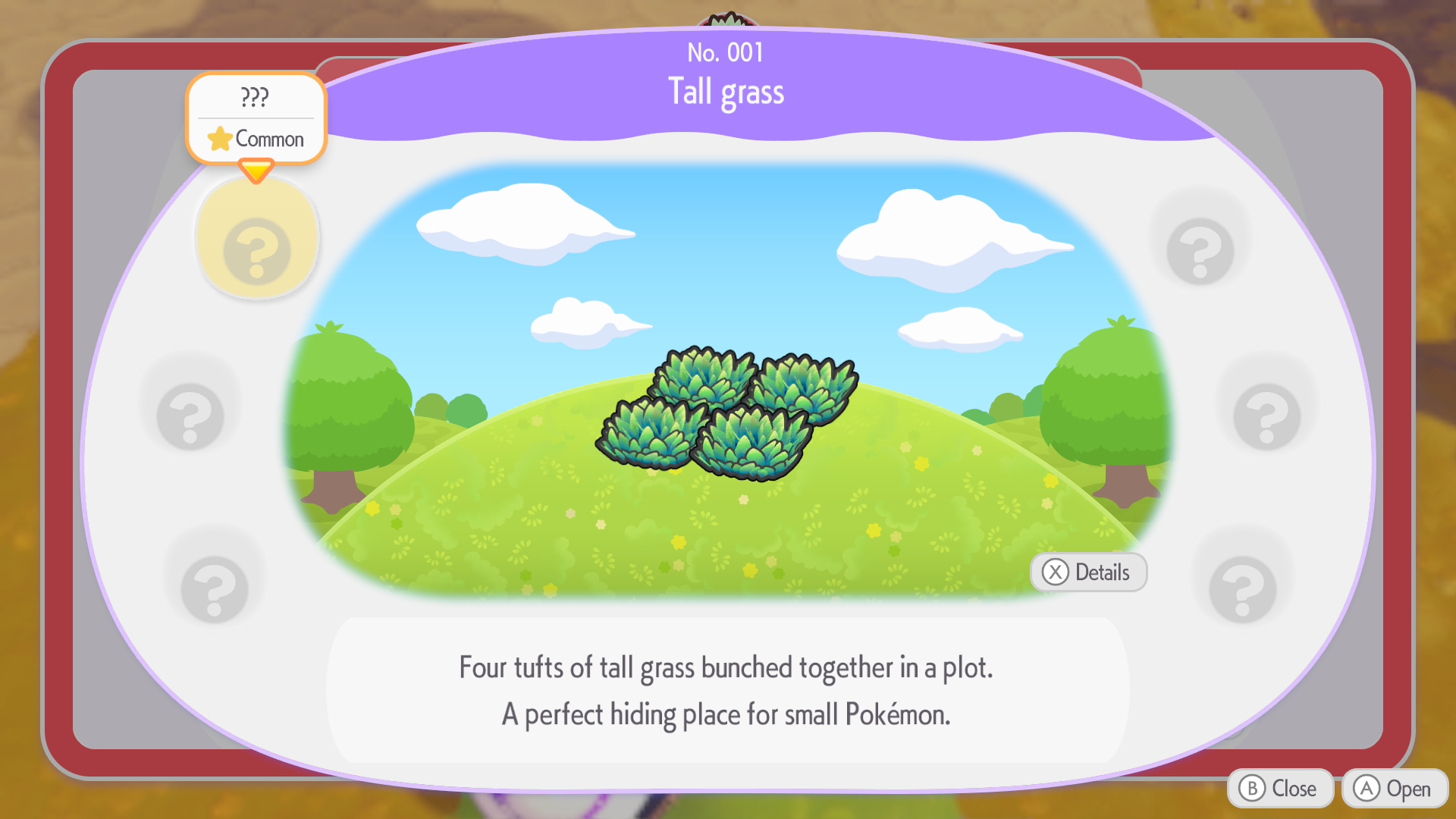 In order to lure Pokémon to your town, first you need to build a home they'll want to live in. 