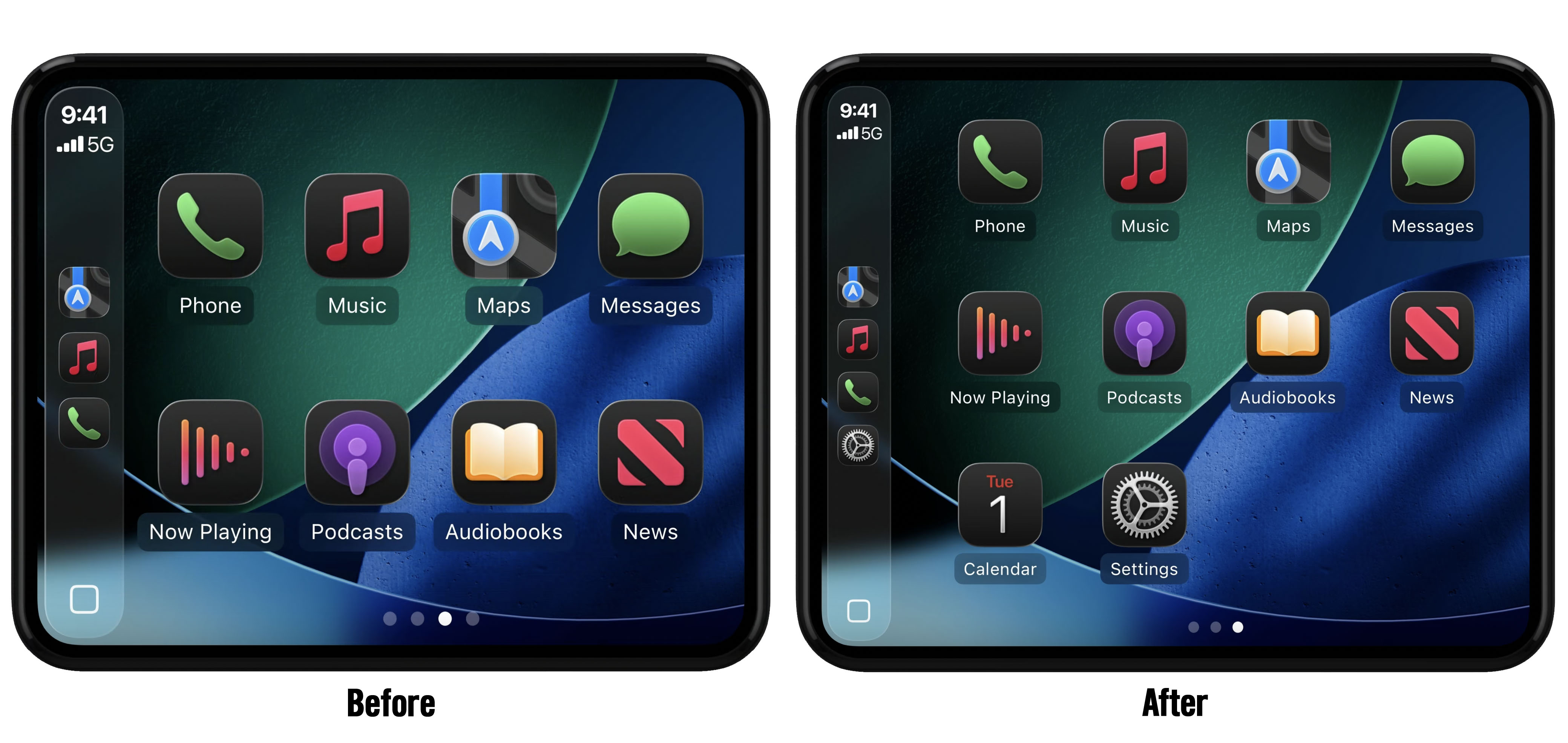 iOS 26 will fit CarPlay to better match the shape of your car's screen