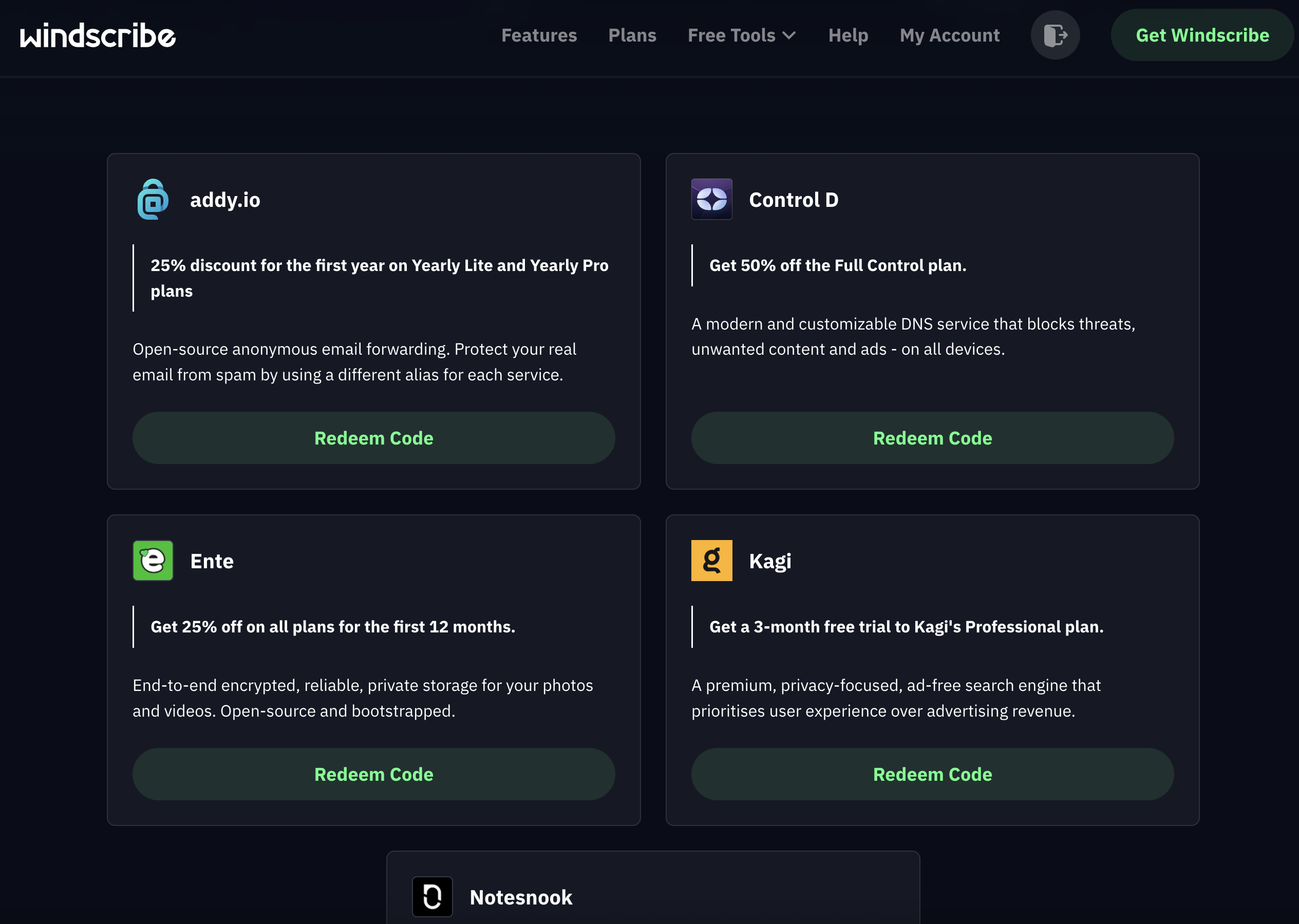The five members of Windscribe's gang.