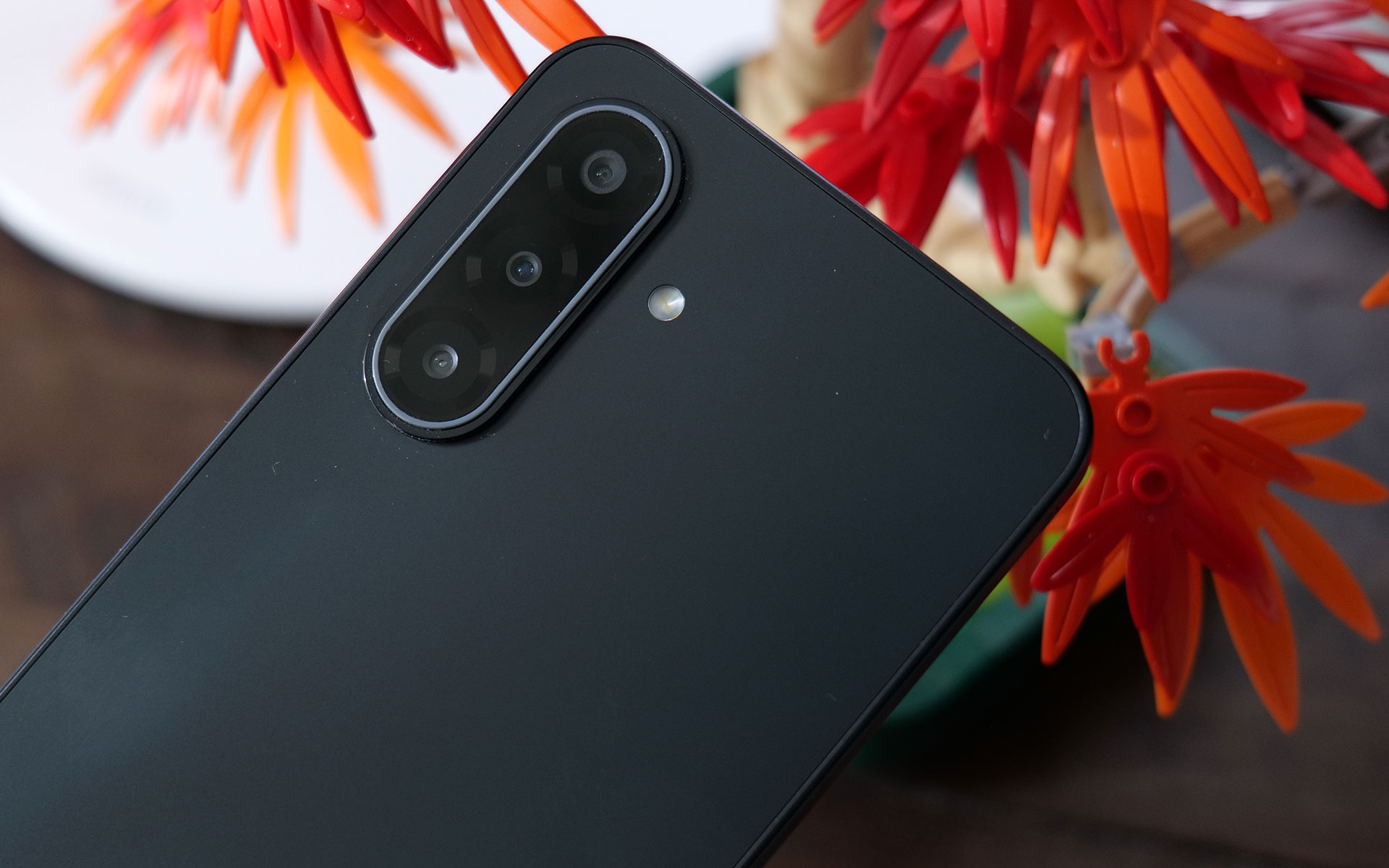 The Galaxy A17 comes with three rear cameras, but its really more like two because one of those is a 2MP macro cam. 