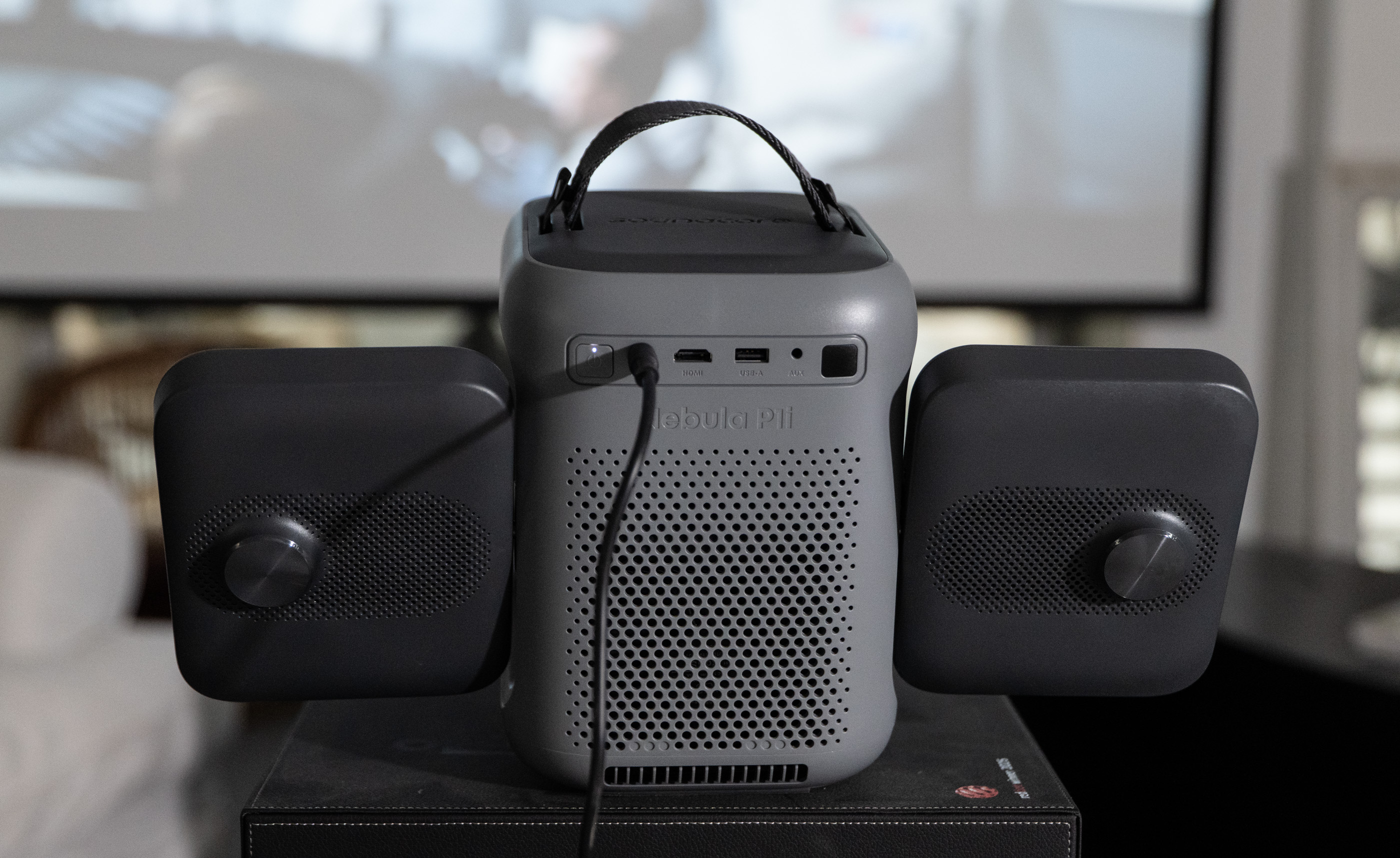Anker’s P1i is a solid budget projector that’s ideal for impromptu indoor screenings and outdoor party use, but it lacks both brightness and sharpness.