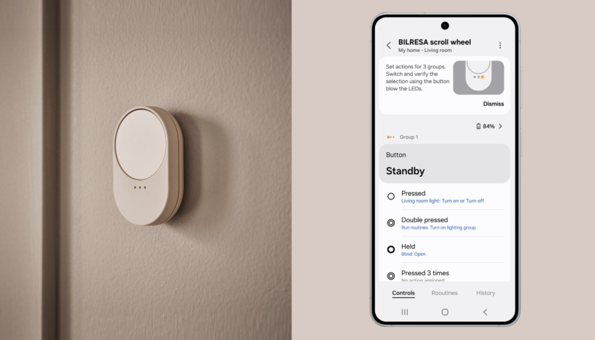 A device within an app.