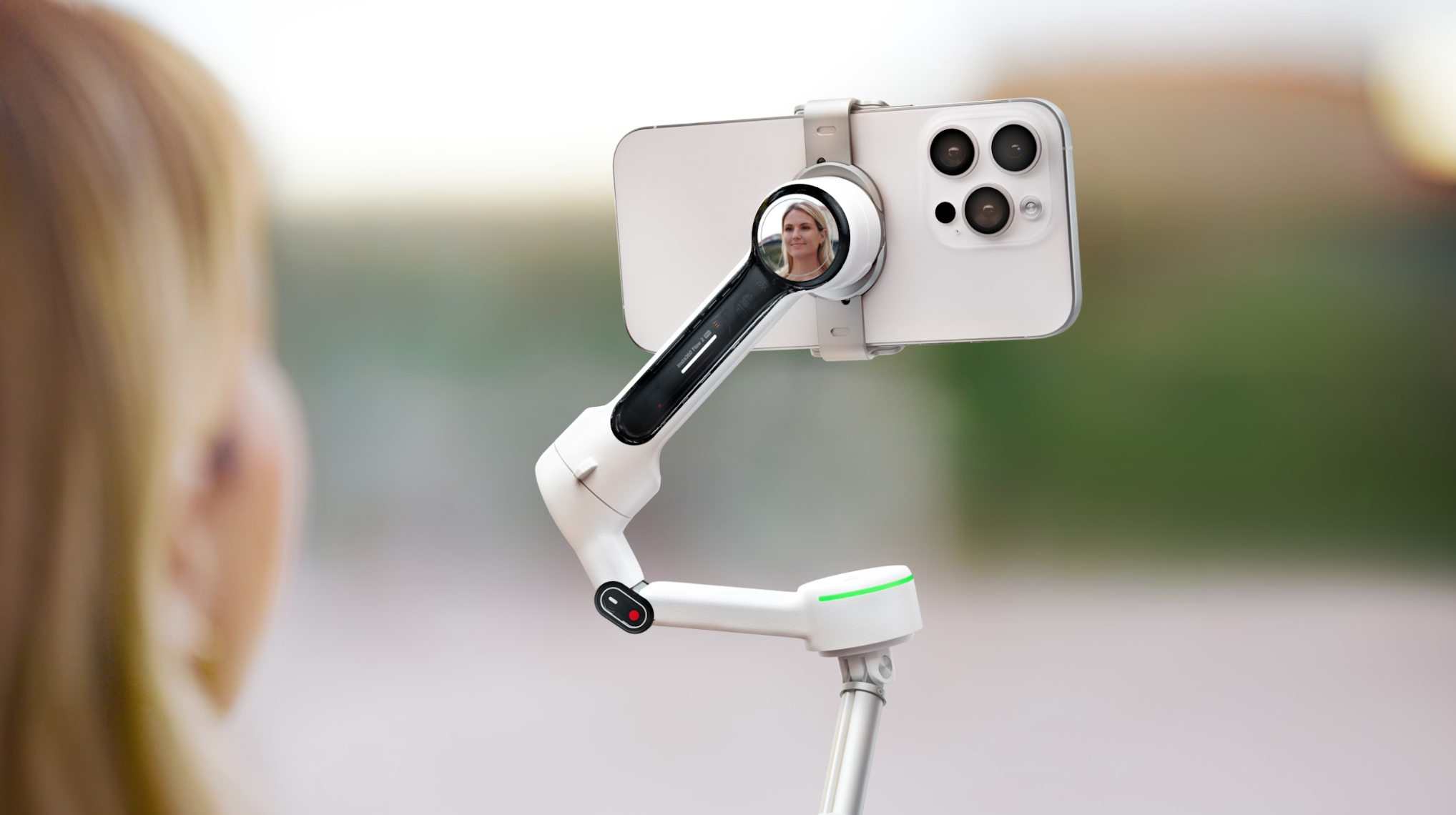 A gimbal selfie mirror.