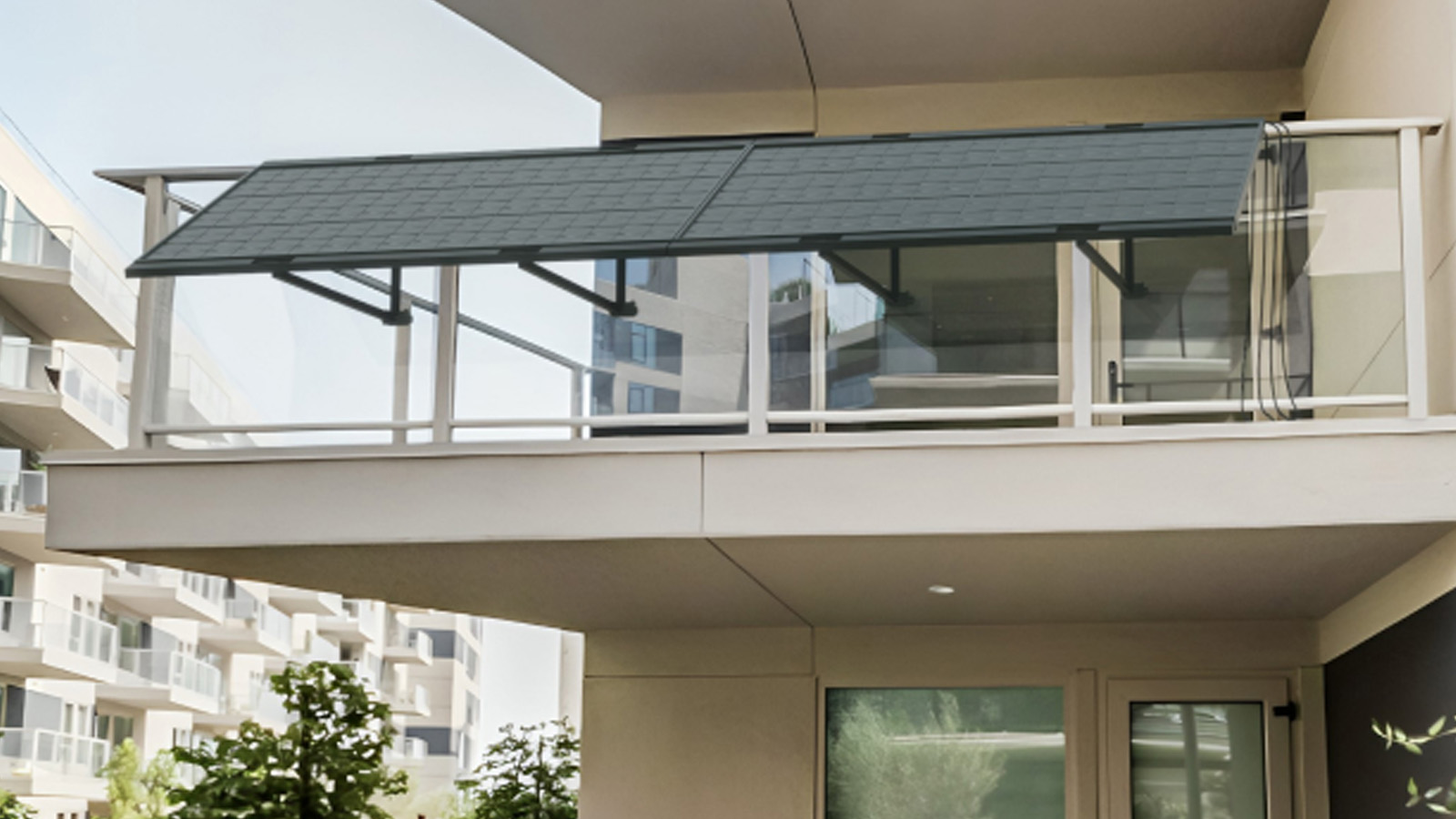 Zoltux balcony solar panels