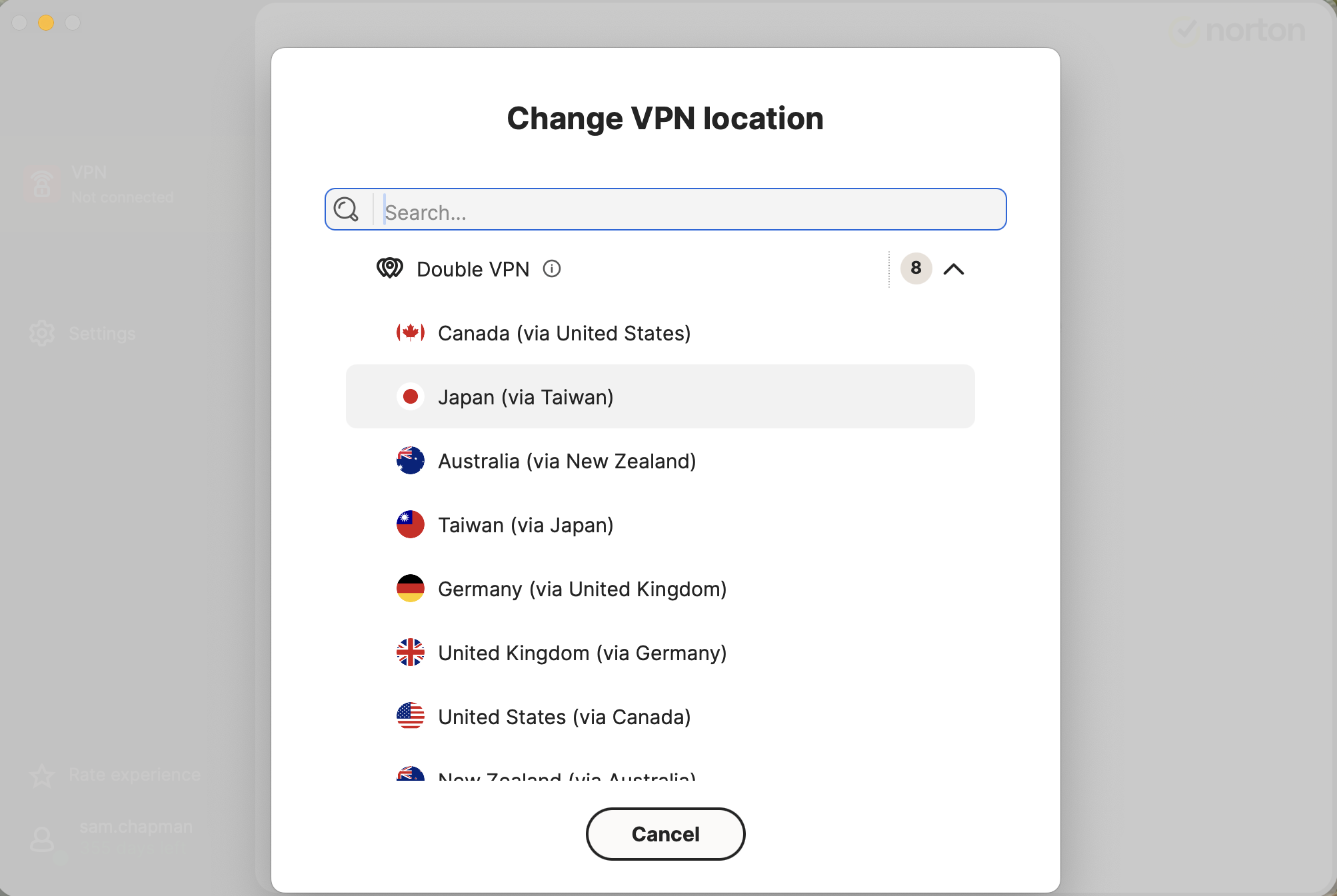 double hop norton vpn