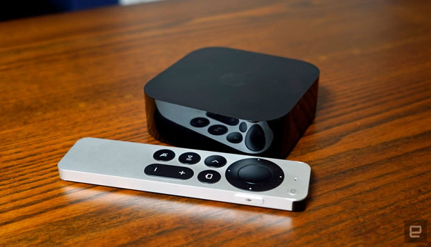 Image of the Apple TV 4K on a table
