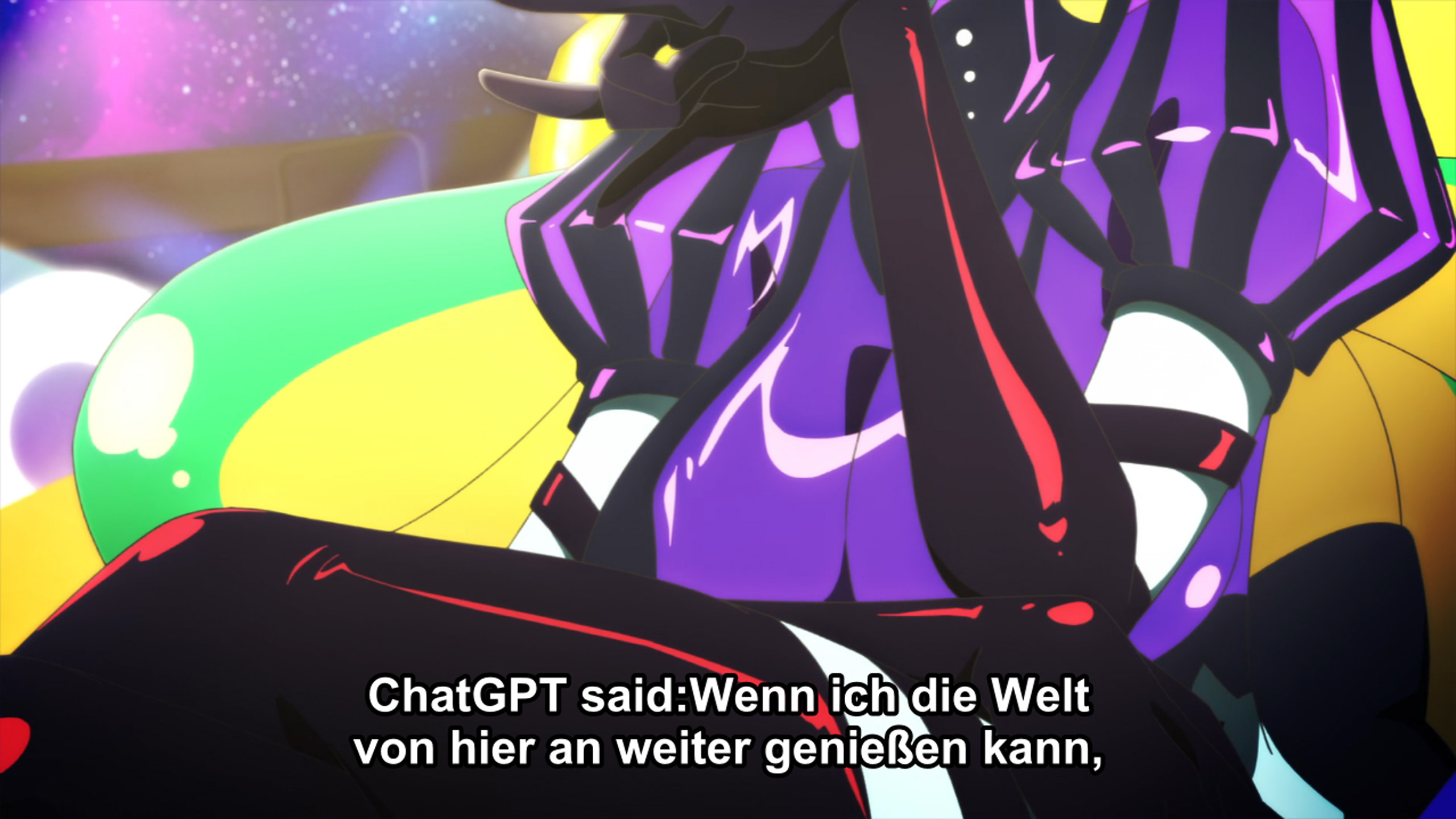 The German subtitle for Necronomico and the Cosmic Horror Show in German read, ChatGPT said...