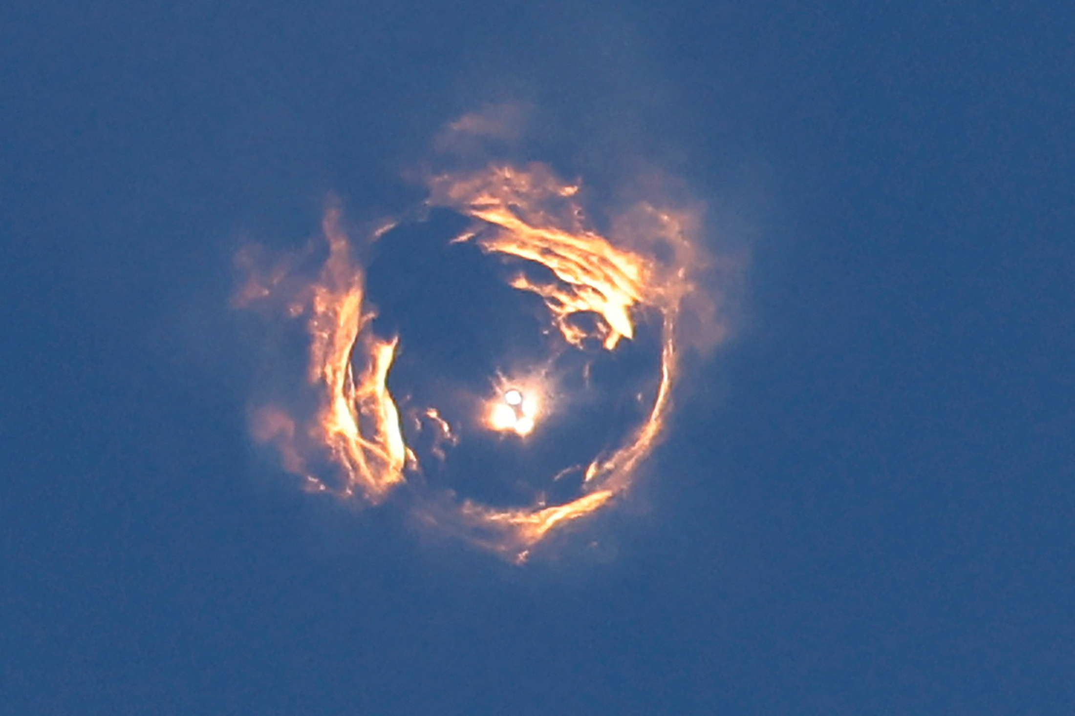 SpaceX's Starship as seen during its eighth test flight