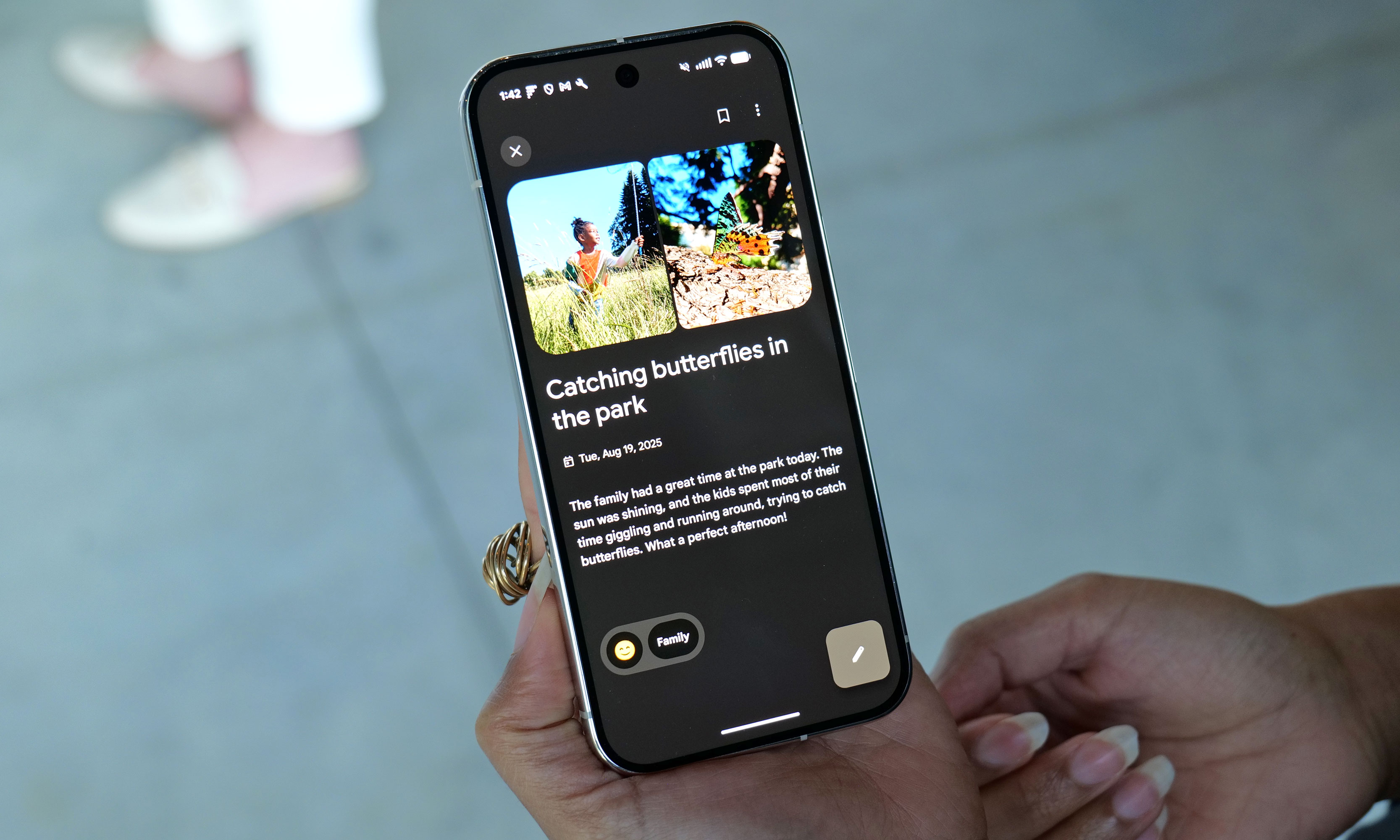The Digital Journal app on a Google Pixel 10